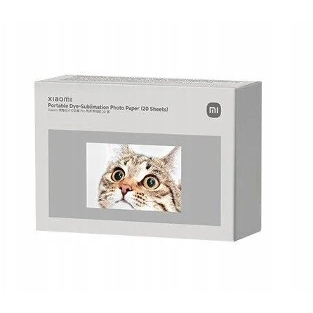 Xiaomi Portable Dye-Sublimation Photo Paper (20 Sheets) / BHR082NGL