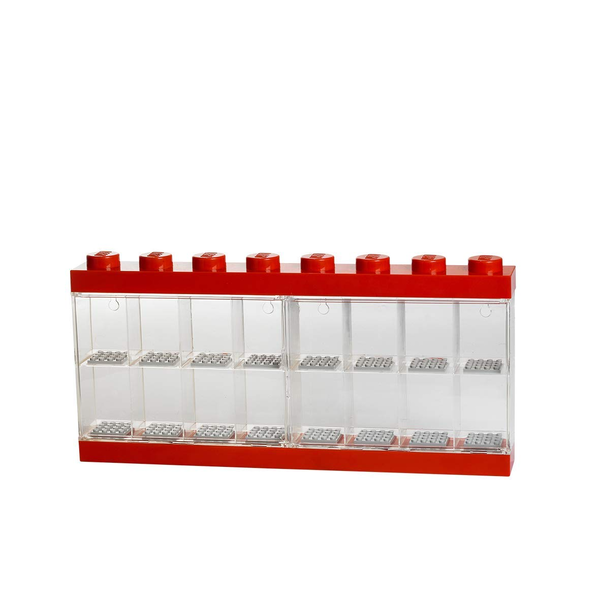 LEGO Minifiguren Display Case 16 rot (rot)