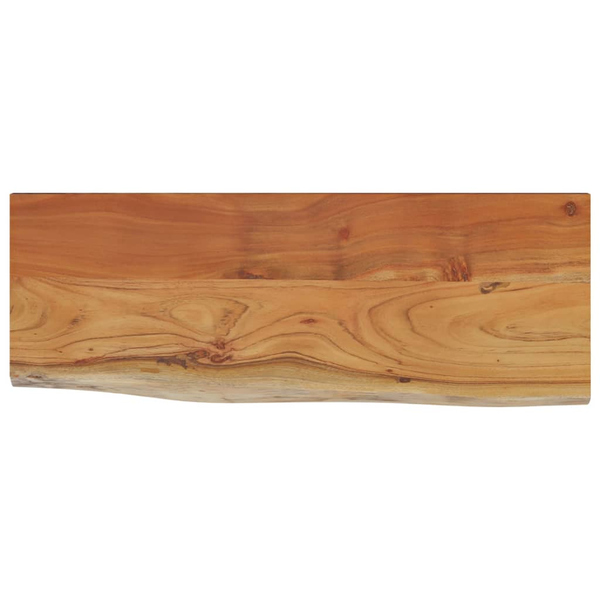 Raft perete 80x30x2,5 cm dreptunghiular lemn acacia margine vie
