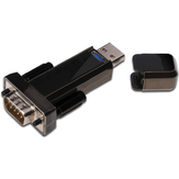 Adapter USB MicroConnect USB - RS-232 Czarny  (USBADB9M)