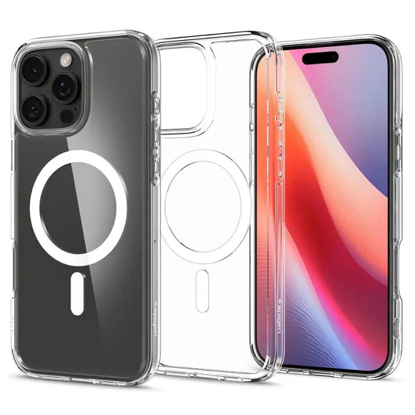 Kryt Spigen pre Apple iPhone 16 Pro, bezfarebný
