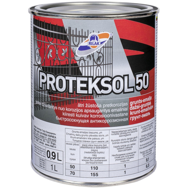 Rilak PRIMER-ENAMEL PROTEKSOL-50 GREY 0,9L