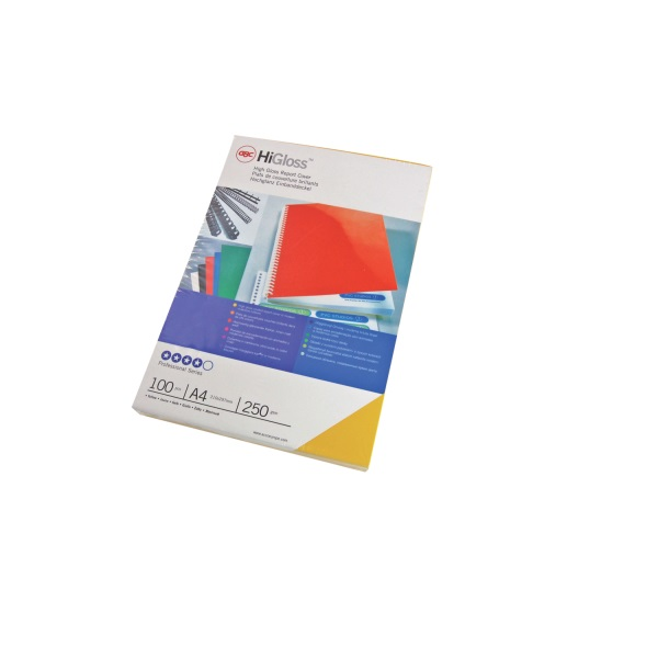 GBC A4 100db-os piros hátlap (CE020030)