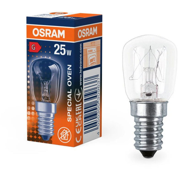 OSRAM SPC.T26/57, E14, 25W, 300 °C, clear