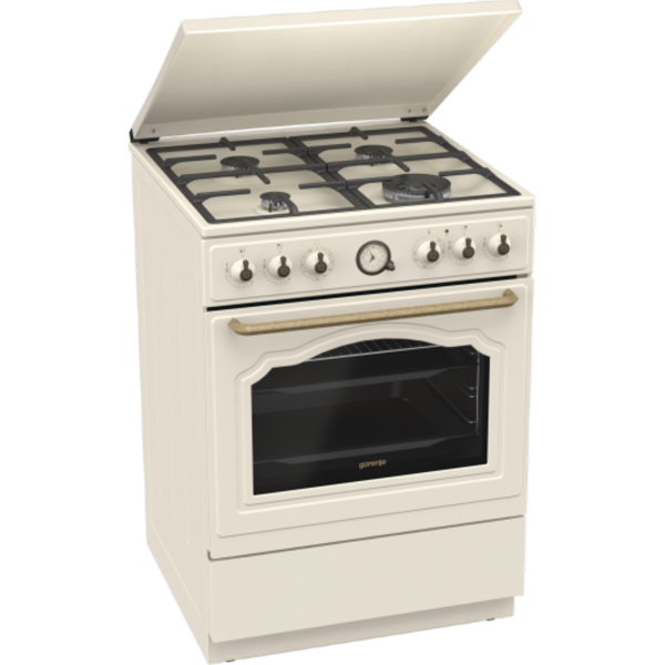 Gorenje GKS6C71CLI Kombinált 4 zónás szabadonálló Gáz/Elektromos Tűzhely - Fehér