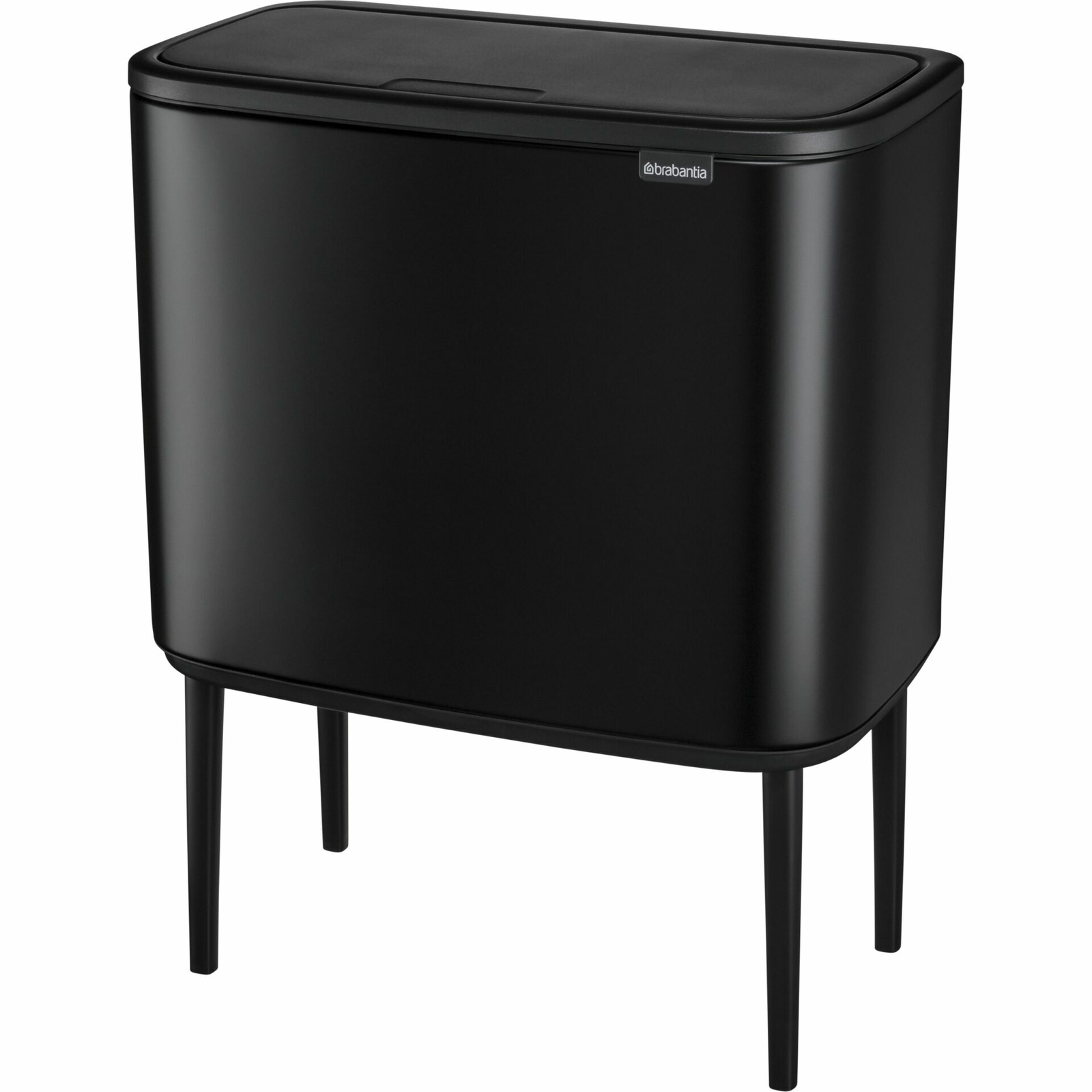 Brabantia 316067 Bo Touch Bin Szelektív szemetes kuka 3 x 11 L - Fekete (316067)