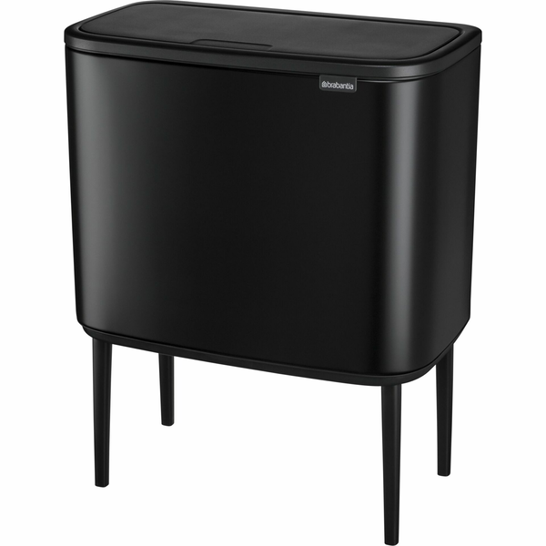 Brabantia 316067 Bo Touch Bin Szelektív szemetes kuka 3 x 11 L - Fekete