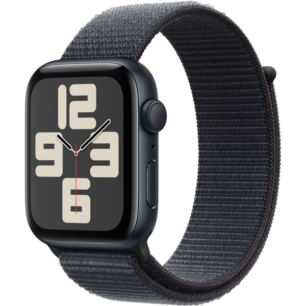 Apple Watch SE 44mm Midnight Aluminium Case with Ink Sport Loop