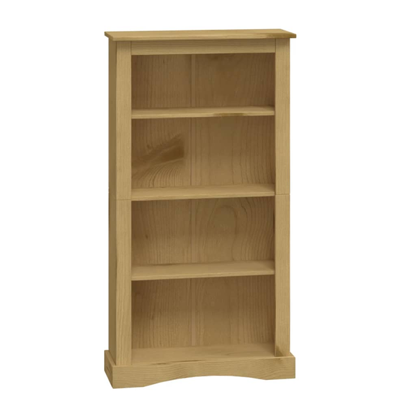 Bibliotecă 4 rafturi pin, stil mexican Corona 81 x 29 x 150 cm