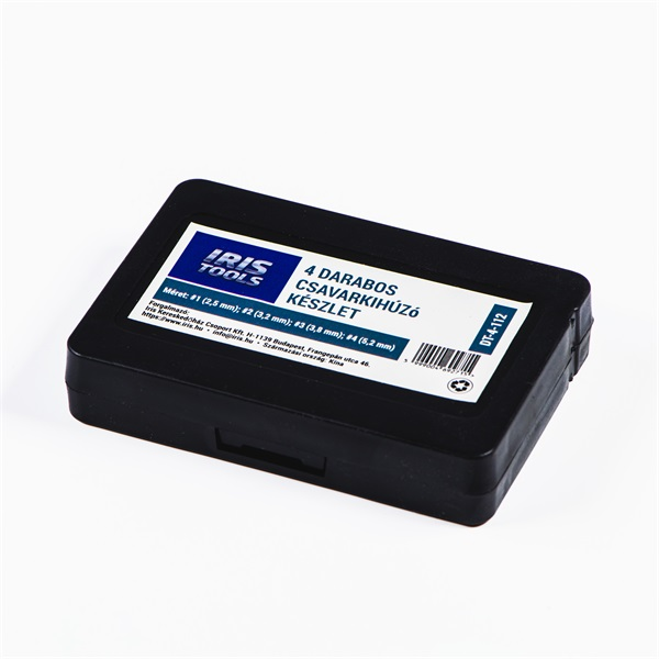 IRIS TOOLS DT-4-112 4 darabos csavarkihúzó készlet (DT-4-112)