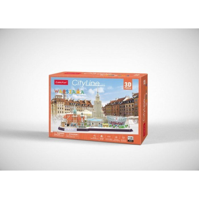 Puzzle 3D Cityline Varsó (306-20271)