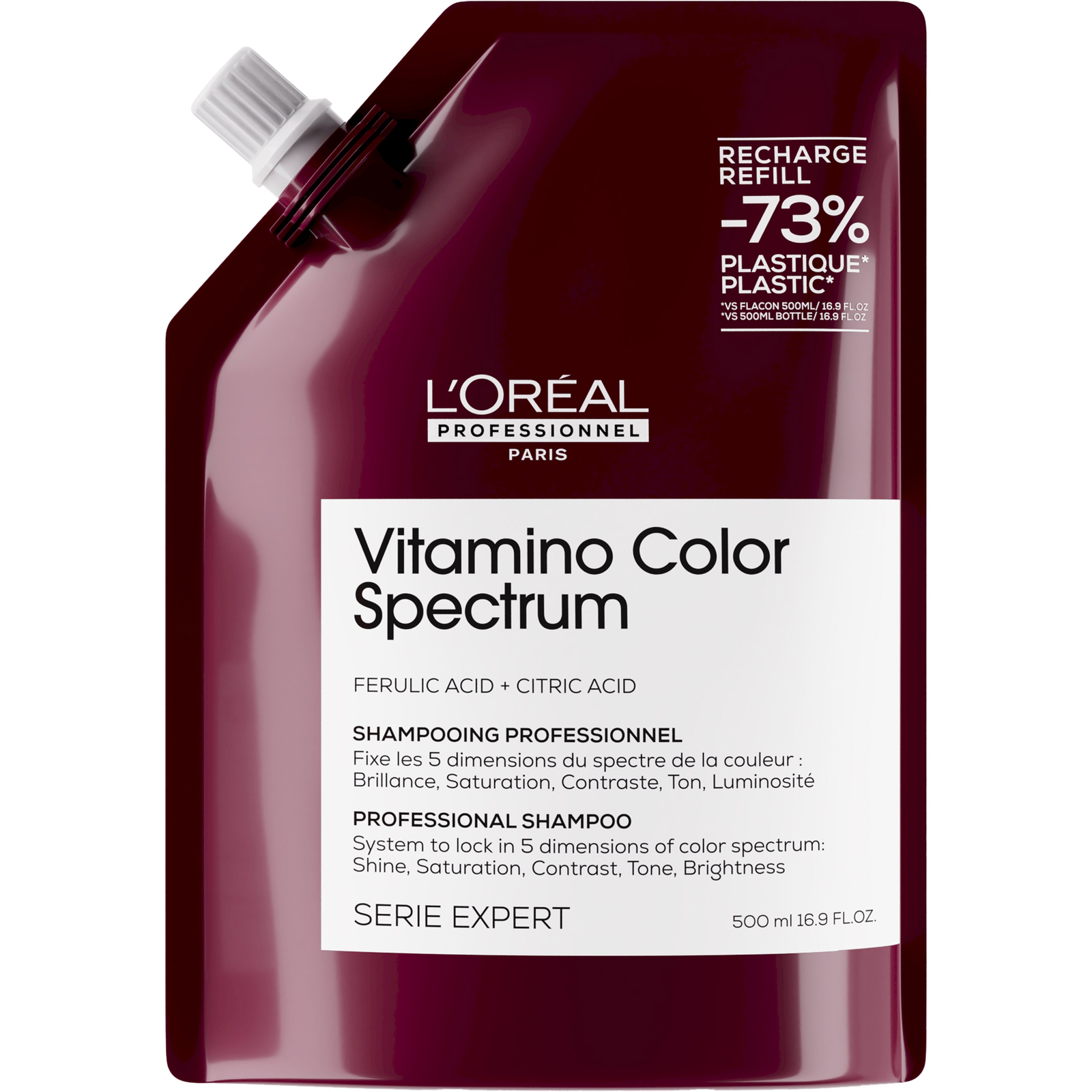 L'ORÉAL PROFESSIONNEL Serie Expert Vitamino Color Spectrum sampon utántöltő500 ml (3474637270018)