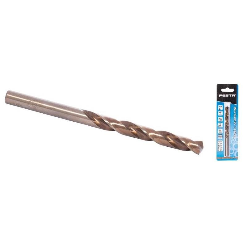 5% kobalt HSS-G fúrószár fémhez, 6 mm (22560)