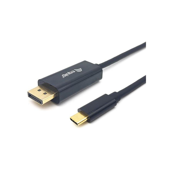 Equip 133427 adaptador de cabo de vídeo 2 m USB Type-C DisplayPort Cinzento