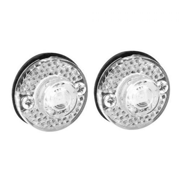 Lampa LED 24V PÁR, FEHÉR F-12 30 MM ÁTMÉRŐ, E9, VÍZÁLLÓ (0198926)