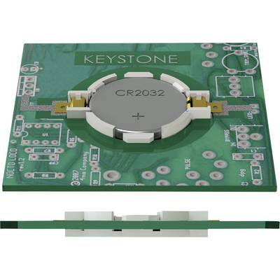 Gombelemtartó 1 CR 2032 Vízszintes, Felületi SMD szerelés (H x Sz x Ma) 33.15 x 23.93 x 5.21 mm Keystone 1057 (1057)