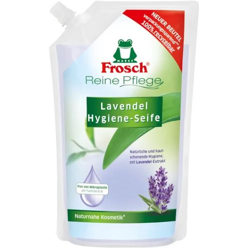 Frosch folyékony szappan utántöltő levendula 500ml (4001499942051)