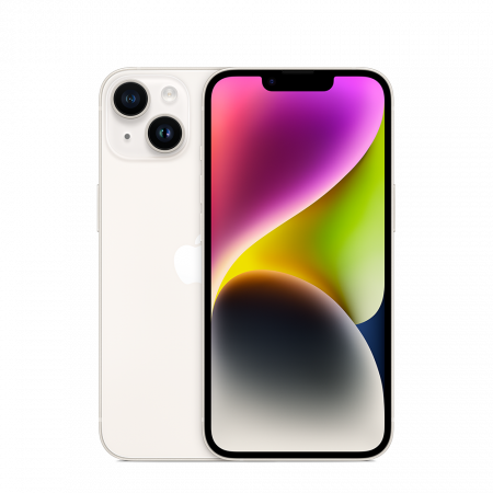 Смартфон Apple iPhone 14, 128GB, 6GB RAM, 5G, Starlight