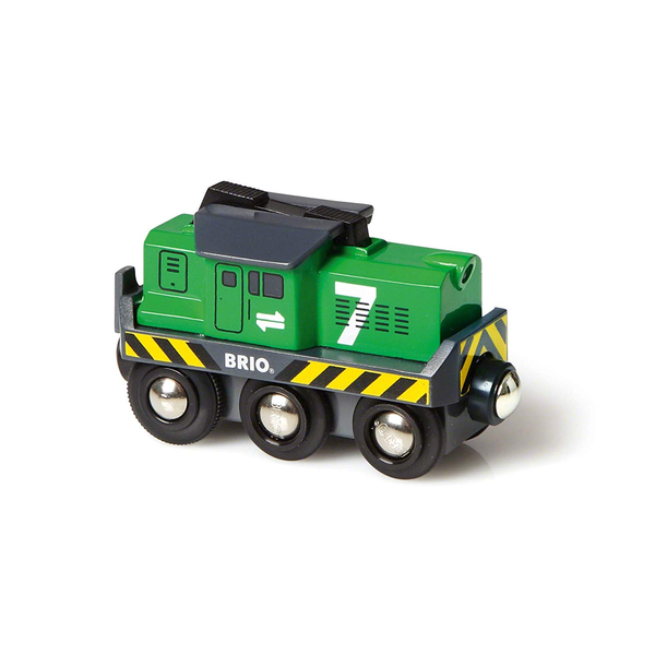 BRIO World Elemes tehermozdony - Zöld