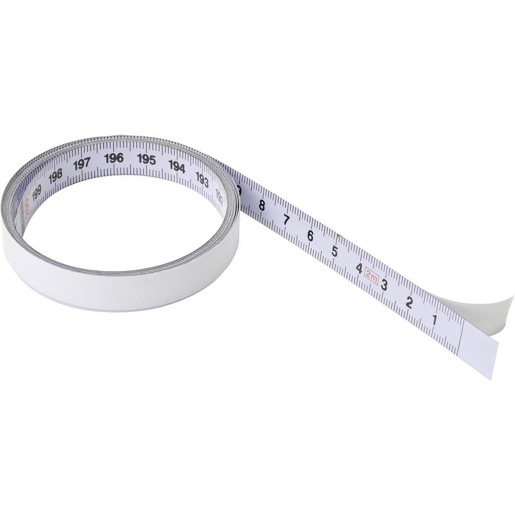 Mérőszalag Öntapadó 200 cm Acél (TO-7427325) (TO-7427325)