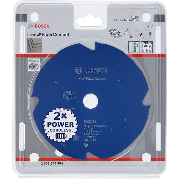 Bosch Expert for Fibre Cement 160mm Körfűrészlap