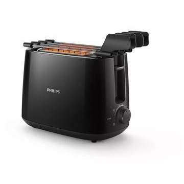 Philips Daily Collection HD2583/90 kenyérpirító 8 8 szeletek száma 600 W Fekete (HD2583/90)
