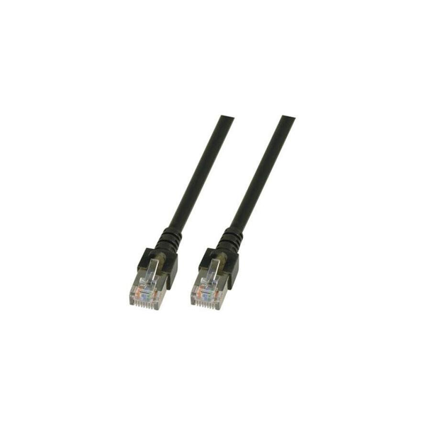EFB RJ45 Patchkabel SF/UTP, Cat.5e, PVC, CCA, 3m, schwarz (K5456.3)