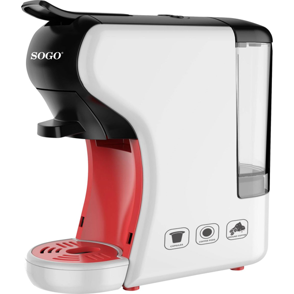 Cafetera Multicápusla Con 3 Adaptadores Compatibles Con Cápsulas Nespresso,lavazza, Cataly; Café Molido,  Monodosis Y Té