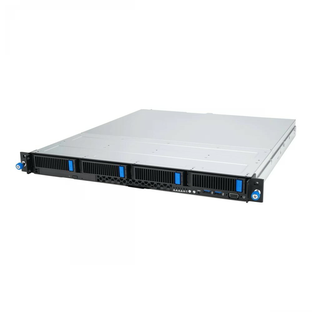 ASUS RS300-E12-PS4/350W Barebone Rack Szerver (Xeon® E-2400 széria / 4x UDIMM DDR5 4400/4000/3600) (90SF03A1-M00060)