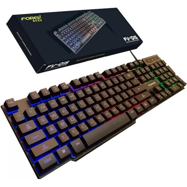 Drátová hybridní klávesnice podsvícená GAMING -Q1S Anti-Ghosting