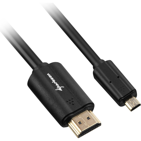 Kabel HDMI Stecker > micro HDMI Stecker (schwarz, 1,5 Meter, HDMI 4K)