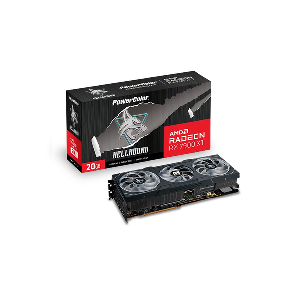 PowerColor Radeon RX 7900 XT 20GB Hellhound videokártya (RX 7900 XT 20G-L/OC)