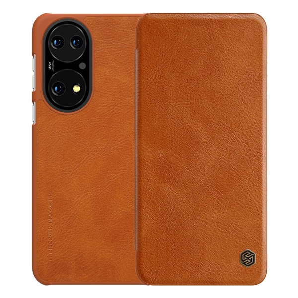 Nillkin Qin Huawei P50 Flip Tok - Barna (GP-113900)