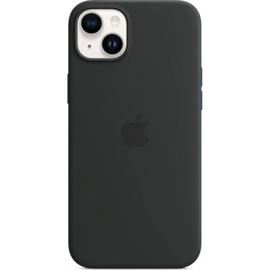 Apple iPhone 14 Plus Magsafe Gyári Szilikon Tok - Éjfekete (MW4Y3ZM/A)