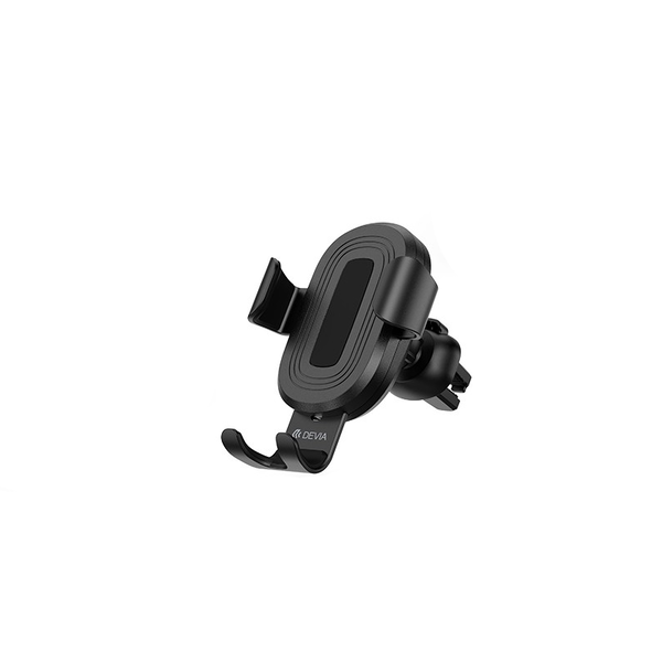 Универсална стойка за кола Devia Gravity с безжично зареждане черна