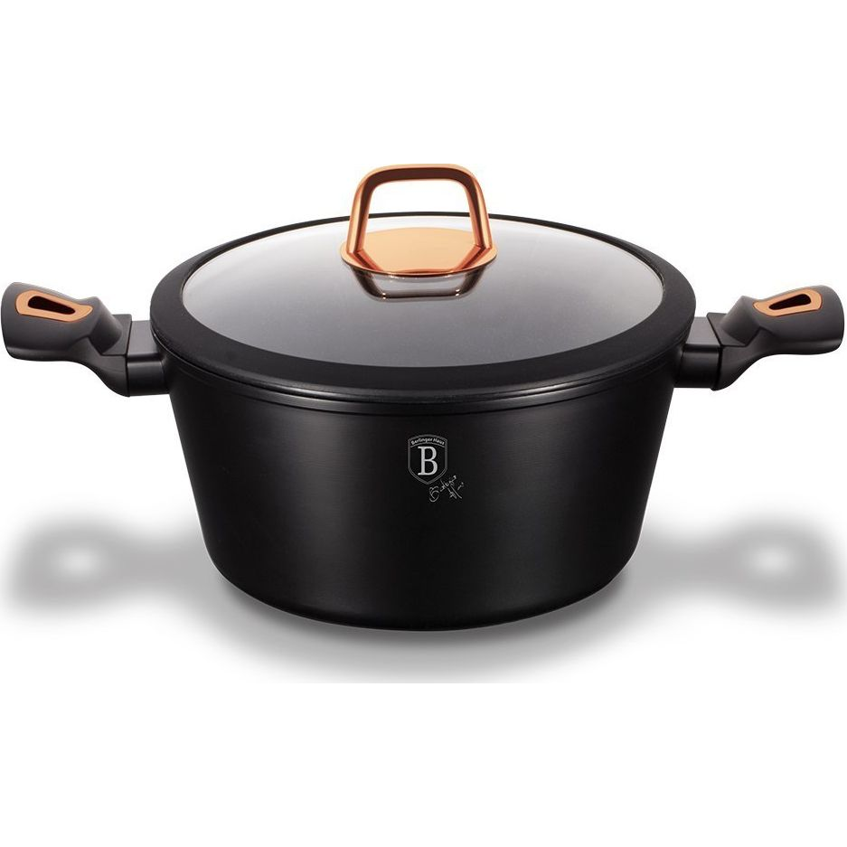 Berlinger Lábas fedővel. 24 cm. Black Rose (BH-1642)