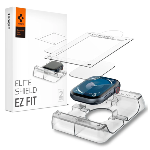 Hidrogel fólia SPIGEN Elite Shield “EZ FIT” 2-PACK Apple Watch S10 / S11 46mm készülékhez átlátszó