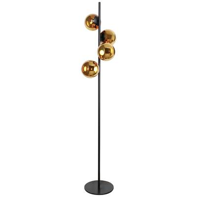 ECO-Light ALTAIR (9540 PT-4 AM) LED-es állólámpa LED Fixen beépített LED-es 40 W Borostyán, Fekete (9540 PT-4 AM)