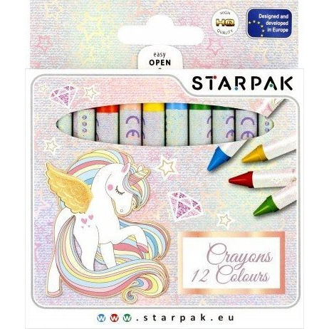 490949 Unikornis 12 Színű Zsírkréta 