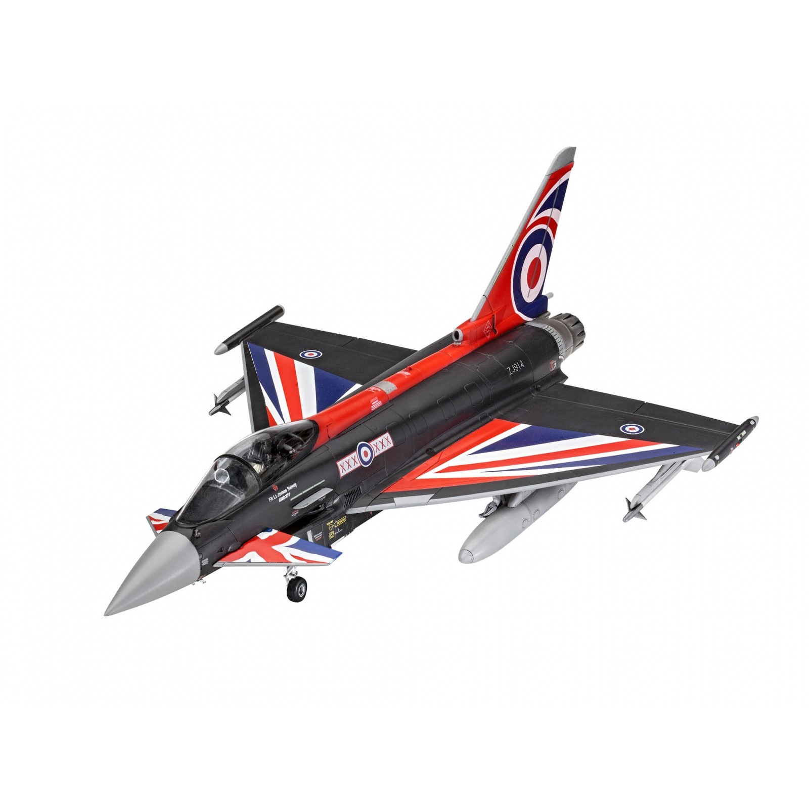 Revell Eurofighter Typhoon Black Jack vadászrepülőgép műanyag modell (1:48) (03820)