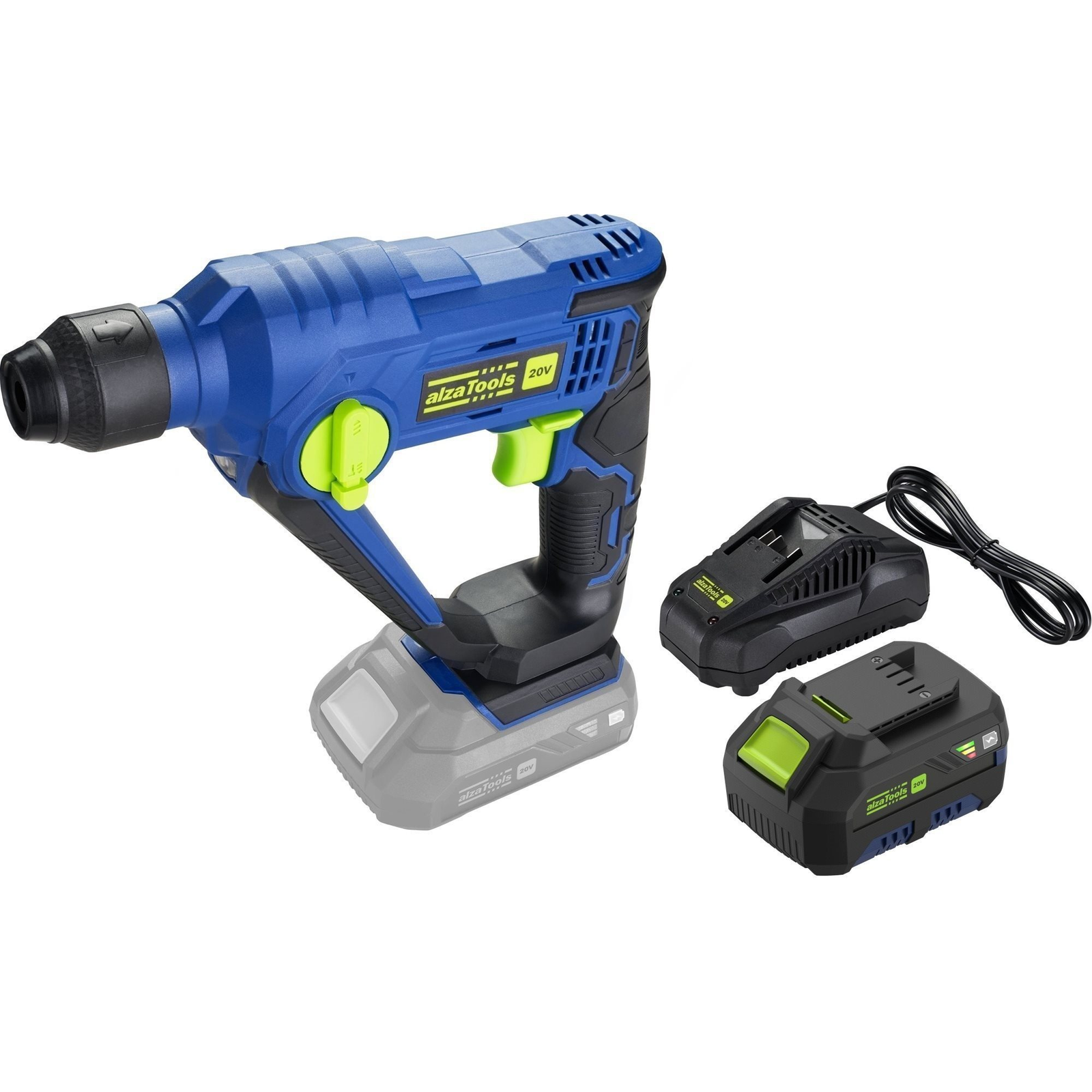 AlzaTools CRH20V BatteryONE 20V + 3,5A töltő + 4Ah akkumulátor (BUNATPT004)