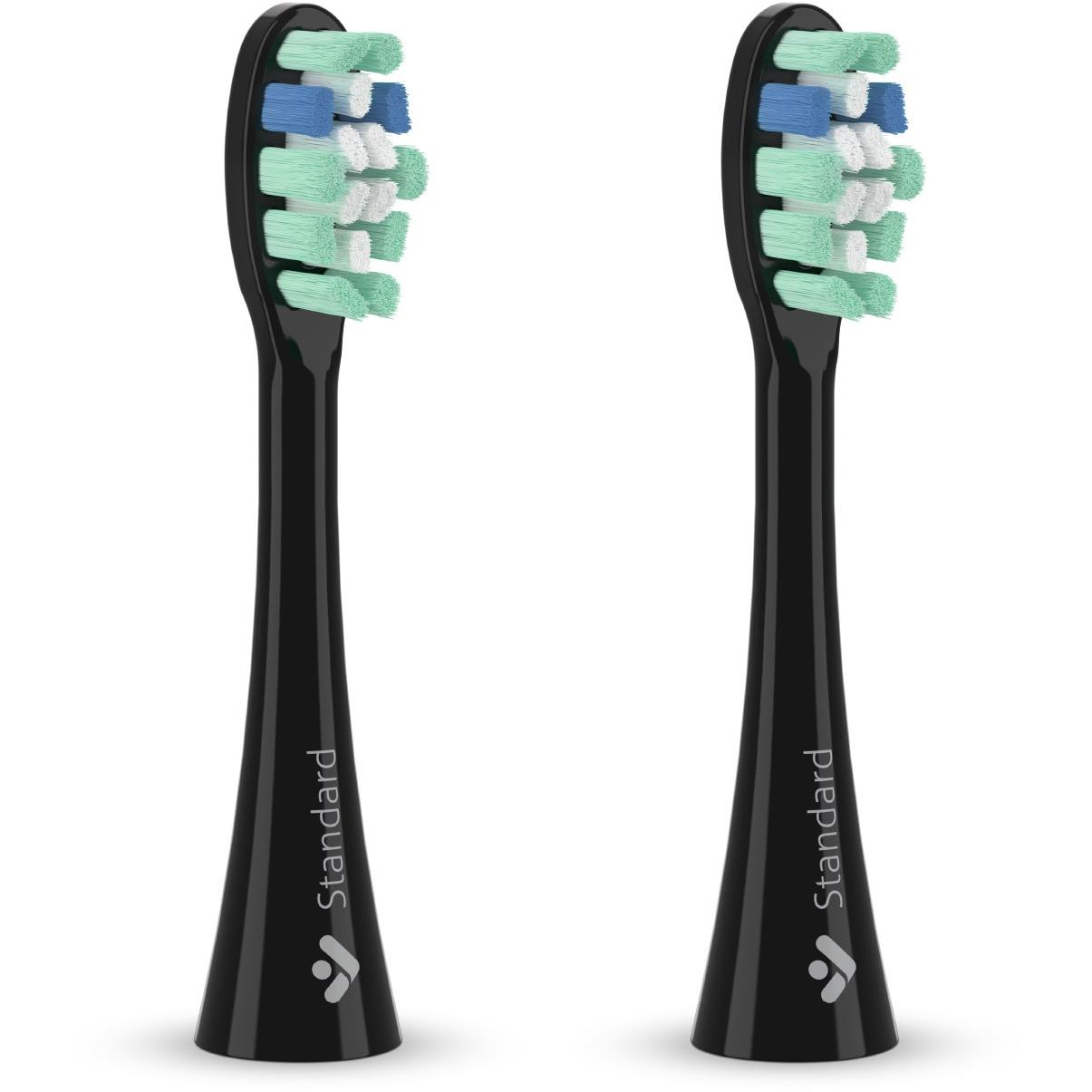 TrueLife SonicBrush Clean-series heads Standard black 2 pack (8594175359299)