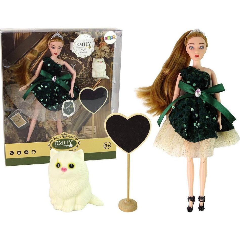 Gyermek Emily Baba - Fehér Cicával (13592)