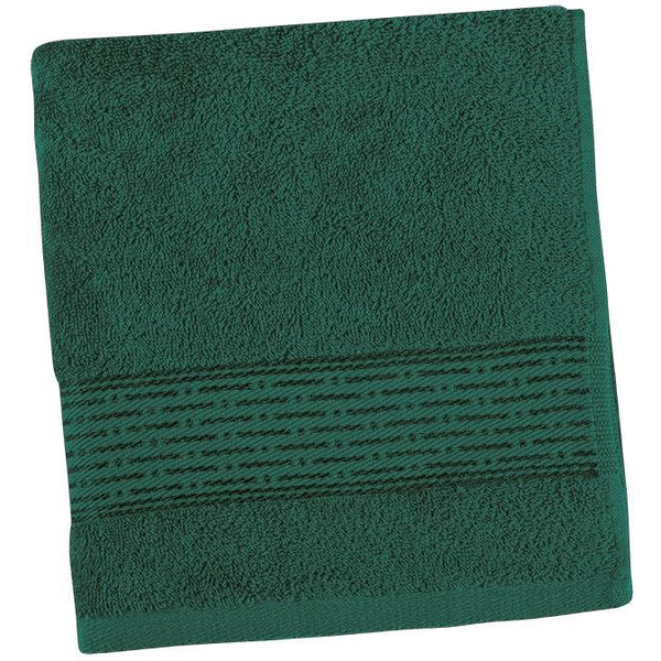 Bellatex Terry Collection Stripe - Towel 16/36 - 50 × 100 cm - dark green
