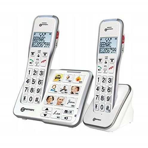 Geemarc AmpliDECT 595-2 Schwerhörigentelefone + Bildtasten