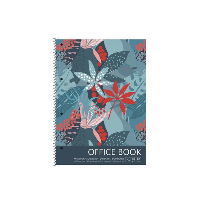 Shkolyaryk Forest 80 lapos A4+ kockás spirálfüzet többféle (A4-080-6701K)