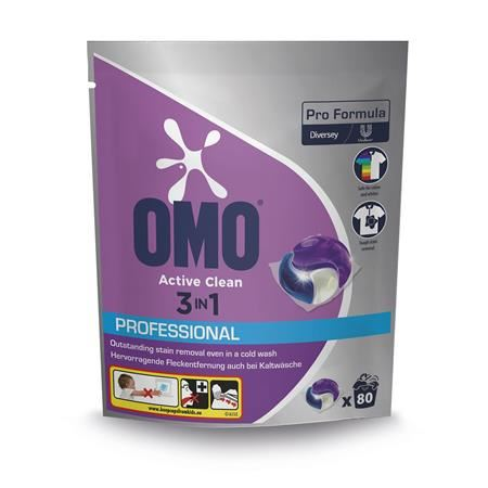 Omo Active Clean 3in1 mosókapszula 80db (101110034)