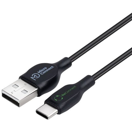 Microconnect ECO-USB3.1CCHAR3B cavo USB USB 2.0 3 m USB A USB C Nero