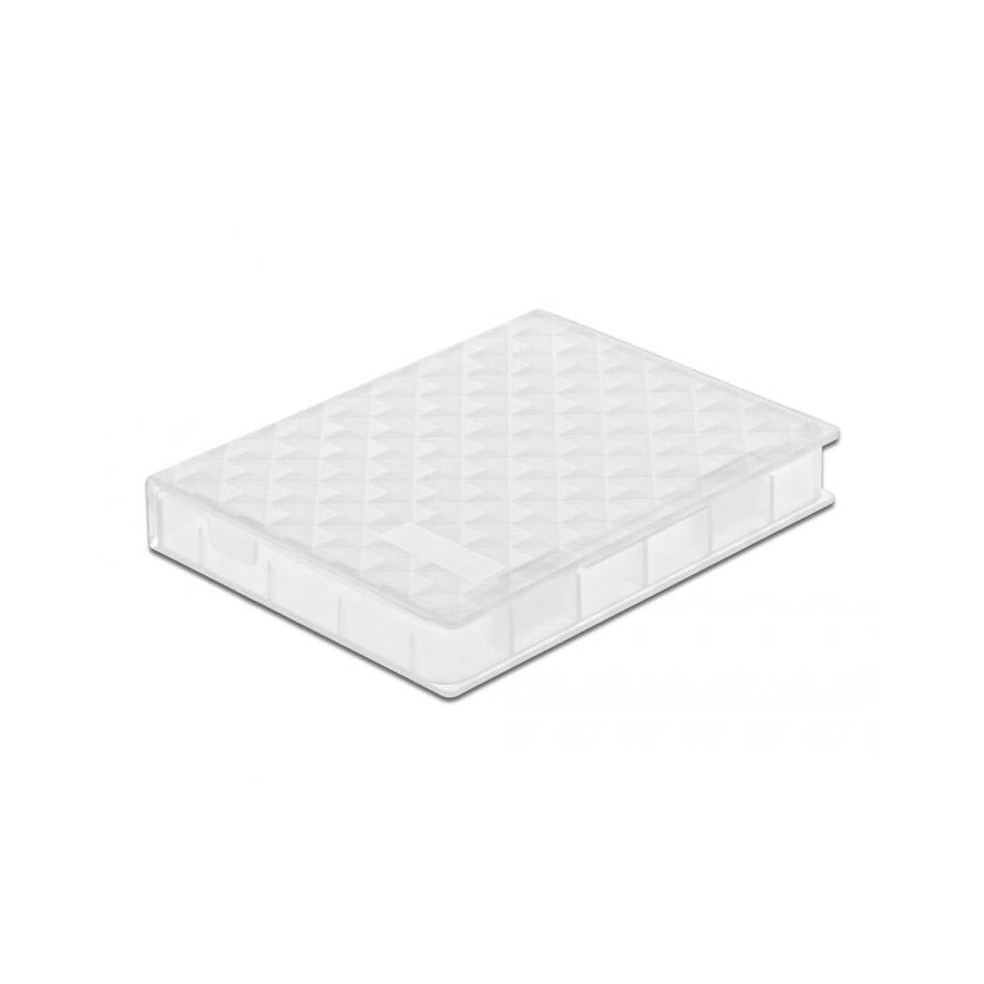 Delock 2.5? HDD / SSD átlátszó védő doboz (18367)