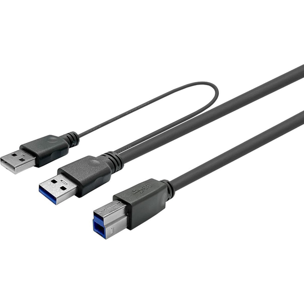 Vivolink PROUSB3AB10C-DUAL cavo USB USB 3.2 Gen 1 (3.1 Gen 1) 10 m USB A USB B Nero
